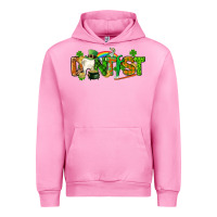 Fuchsia Pink St. Patrick's Day Dentist Urban Hoodie - CowGirlArtShop