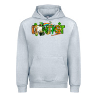 Heather Grey St. Patrick's Day Dentist Urban Hoodie - CowGirlArtShop