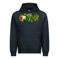 Navy St. Patrick's Day Dentist Urban Hoodie - CowGirlArtShop
