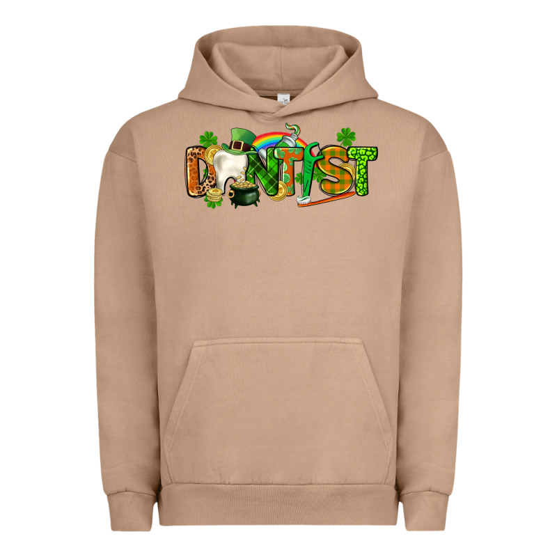 St. Patrick's Day Dentist Urban Hoodie by CowGirlArtShop | Teevron