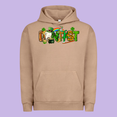 St. Patrick's Day Dentist Urban Hoodie Designed By Cowgirlartshop