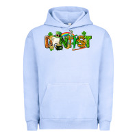 Pigment Grape Ice St. Patrick's Day Dentist Urban Hoodie - CowGirlArtShop