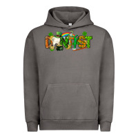 Pigment Tornado St. Patrick's Day Dentist Urban Hoodie - CowGirlArtShop