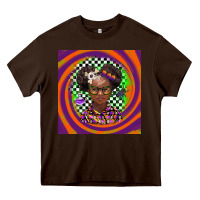Chocolate Brown halloween african girl Heavy Core Tee - BarkalooDesign