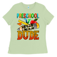 Matcha preschool dude Ladies Tee - texasbilliewilder