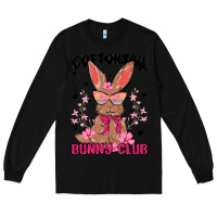 Black cottontail bunny club Long Sleeve Tee - MaliasSmallBusiness