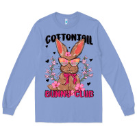Colony Blue cottontail bunny club Long Sleeve Tee - MaliasSmallBusiness