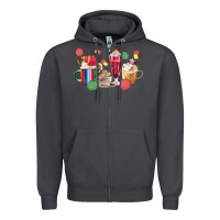 Smoke mexico dessert coffee cups Zipper Hoodie - MaliasSmallBusiness