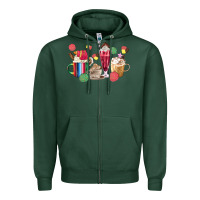 Sports Green mexico dessert coffee cups Zipper Hoodie - MaliasSmallBusiness
