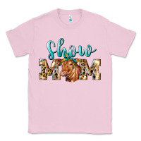 Bubblegum Pink Western Show Mom Red Angus Classic Tee - LillyAllenDesigns