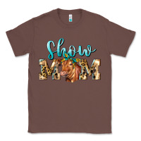 Chestnut Western Show Mom Red Angus Classic Tee - LillyAllenDesigns