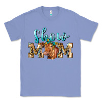 Colony Blue Western Show Mom Red Angus Classic Tee - LillyAllenDesigns