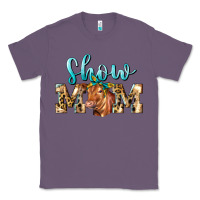 Lavender Western Show Mom Red Angus Classic Tee - LillyAllenDesigns