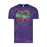 Cloud Purple be mine western valentine's day Vintage Tee - AdoDesignShop