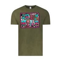 Vintage Olive be mine western valentine's day Vintage Tee - AdoDesignShop