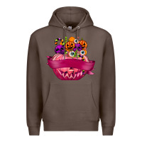 Coffee Personalized Girl Halloween Candy Premium Hoodie - texasbilliewilder