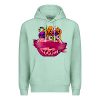 Seafoam Personalized Girl Halloween Candy Premium Hoodie - texasbilliewilder
