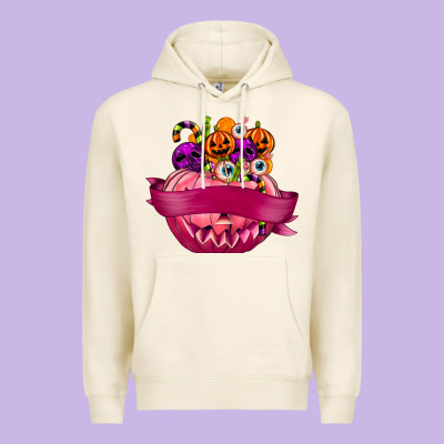 Personalized Girl Halloween Candy Premium Hoodie Designed By Texasbilliewilder