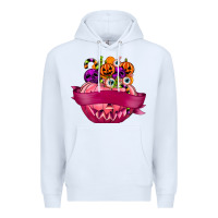 White Personalized Girl Halloween Candy Premium Hoodie - texasbilliewilder