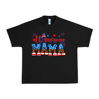 Black all american mama Urban Heavy Tee - AdoDesignShop