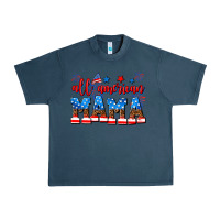 Midnight Navy all american mama Urban Heavy Tee - AdoDesignShop