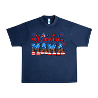 Navy all american mama Urban Heavy Tee - AdoDesignShop