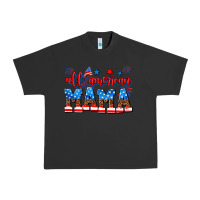 Pigment Black all american mama Urban Heavy Tee - AdoDesignShop