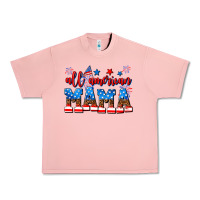 Salmon all american mama Urban Heavy Tee - AdoDesignShop