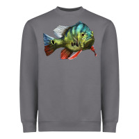 Storm Peacock Bass Illustrations Heavyweight Sweatshirt - LillyAllenDesigns