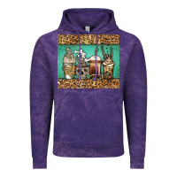 Cloud Purple skeleton coffee cups Vintage Hoodie - Jasminsmagicworld
