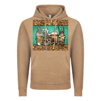 Vintage Coffee skeleton coffee cups Vintage Hoodie - Jasminsmagicworld