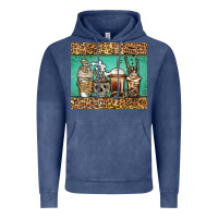 Vintage Denim skeleton coffee cups Vintage Hoodie - Jasminsmagicworld