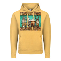 Vintage Mustard skeleton coffee cups Vintage Hoodie - Jasminsmagicworld