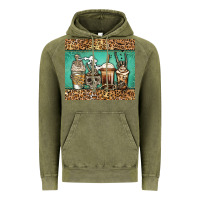 Skeleton Coffee Cups Vintage Hoodie | Teevron