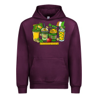Mauve Wine St. Patrick's Day Teacher coffee cups Urban Hoodie - HowdyJamesFarm