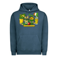 Pigment Midnight Navy St. Patrick's Day Teacher coffee cups Urban Hoodie - HowdyJamesFarm