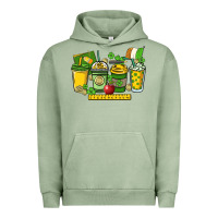 Pigment Oil Green St. Patrick's Day Teacher coffee cups Urban Hoodie - HowdyJamesFarm