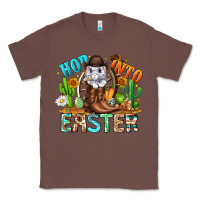 Chestnut Hop Into Easter Bunny Western Classic Tee - CowhideDigitalArt