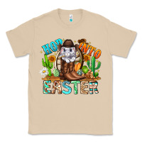 Mushroom Hop Into Easter Bunny Western Classic Tee - CowhideDigitalArt