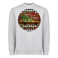 Heather Grey Christmas vacation car Christmas Heavyweight Sweatshirt - Jasminsmagicworld