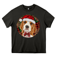 Asphalt beagle christmas ornament Heavy Core Tee - RanaPortraitStore