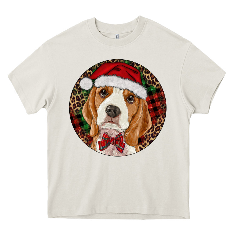 Beagle Christmas Ornament Heavy Core Tee by RanaPortraitStore | Teevron