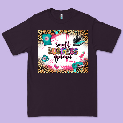Small Business Mama Premium Tee Designed By Zillion Design Studio
