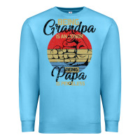 Ocean Blue Being Grandpa İs An Honor Being Papa İs Priceless Premium Sweatshirt - Bettercallsaul