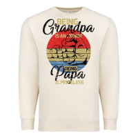 Sandshell Being Grandpa İs An Honor Being Papa İs Priceless Premium Sweatshirt - Bettercallsaul