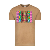 Vintage Camel easter leopard egg bunny brush stroke Vintage Tee - Artiststas