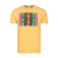 Vintage Mustard easter leopard egg bunny brush stroke Vintage Tee - Artiststas