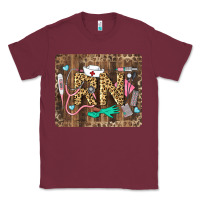 Burgundy Western Registered Nurse Classic Tee - LillyAllenDesigns
