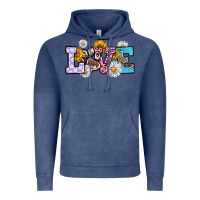 Vintage Denim dog paw love Vintage Hoodie - RanaPortraitStore
