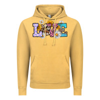 Vintage Mustard dog paw love Vintage Hoodie - RanaPortraitStore